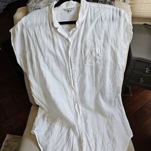 CABI LINEN BLOUSE OR SWIMSUIT COVERUP